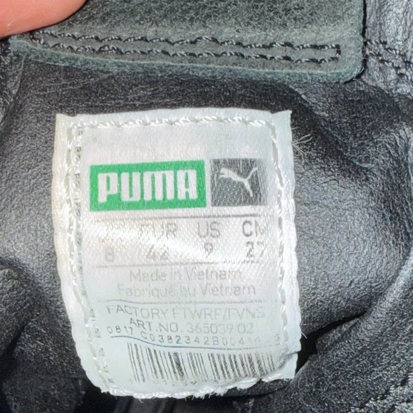 Puma x The Weekend Parallel XO m9 black suede thickheel sendoffers followcloset - Picture 4 of 8